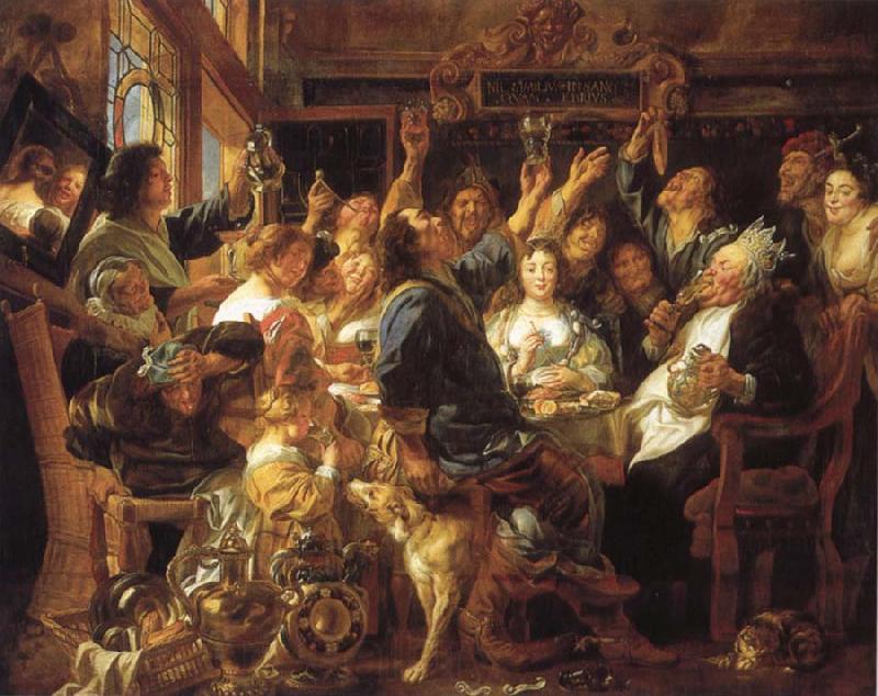 Jacob Jordaens Feast of the bean King